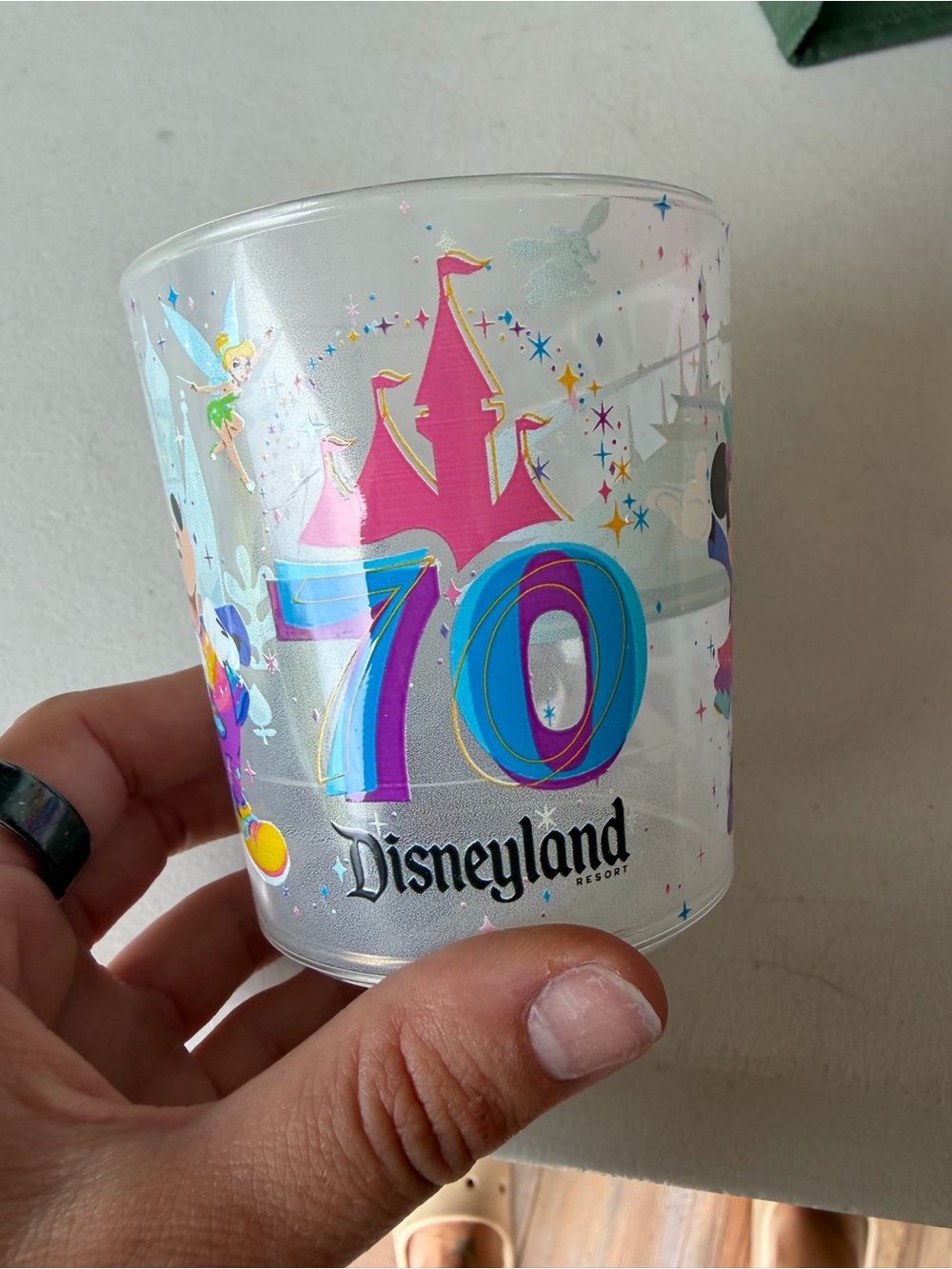 Disneyland 70th Anniversary souvenir cup